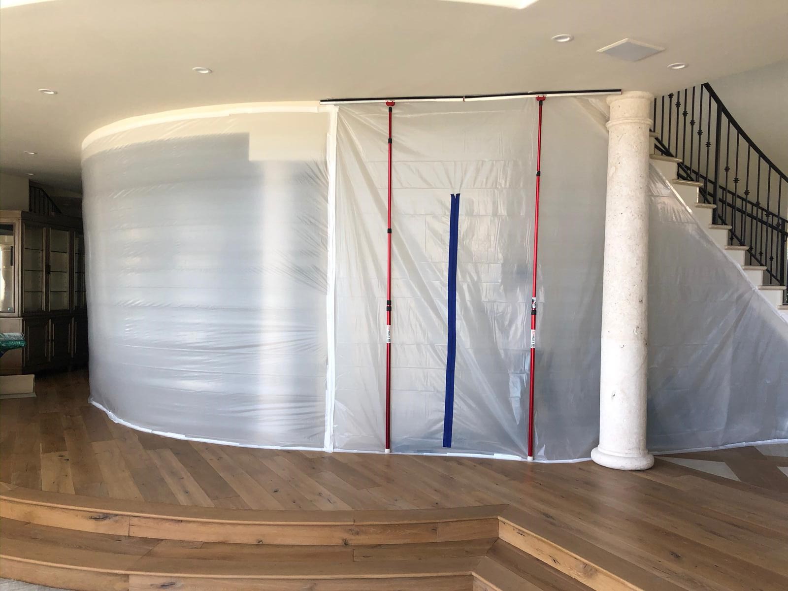 Professional containment during remediation