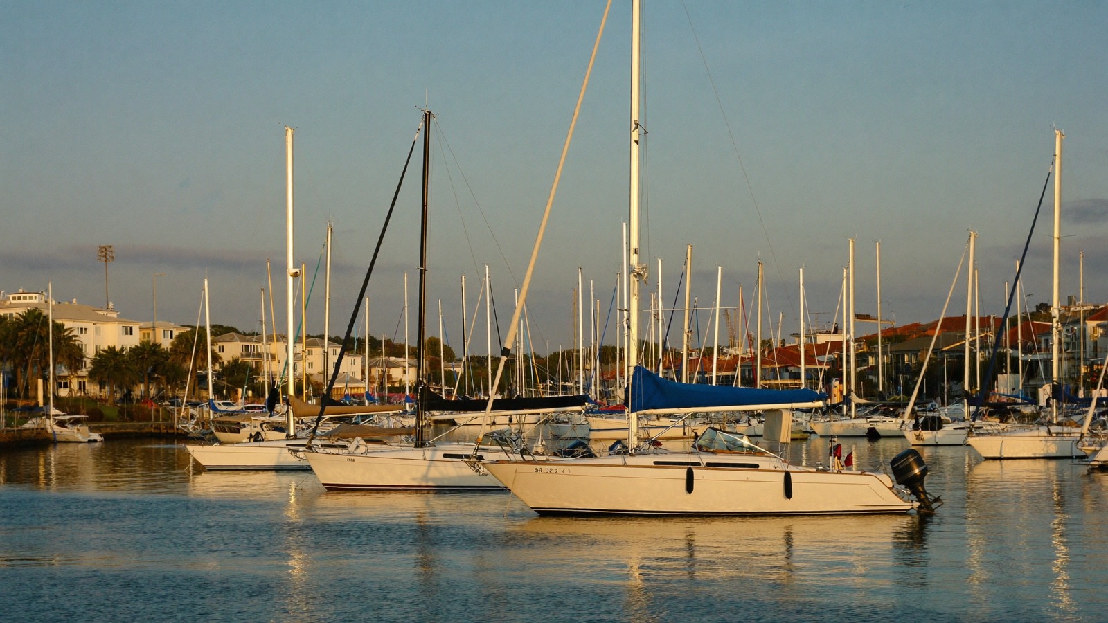 Sailboats on the North Palm Beach waterway