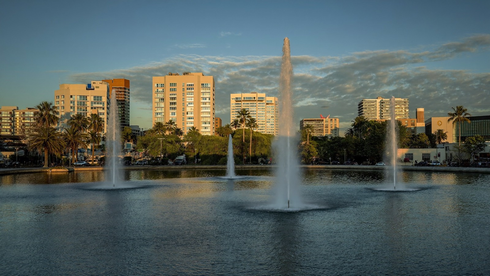 The lakeside city center of Pembroke Pines